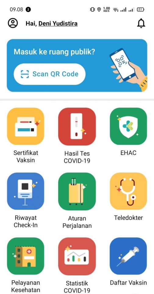 Cara Membuat Formulir EHAC PeduliLindungi di Smartphone