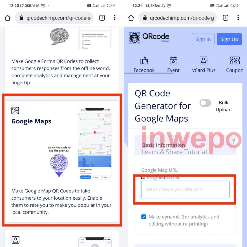 Cara Membuat Alamat di Maps Jadi QR Code 3