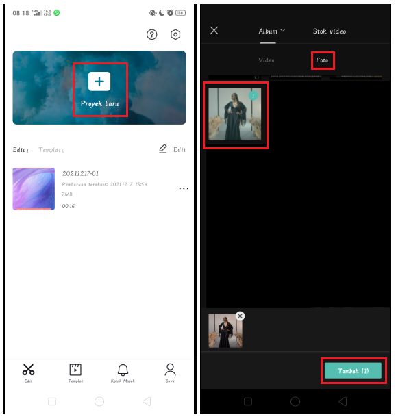 Cara Menampilkan Glowing Line Effect di CapCut