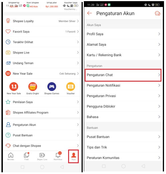 Cara Mengaktifkan Fitur Auto Reply Chat di Toko Shopee