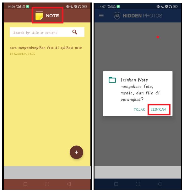 Cara Menyembunyikan Foto di Aplikasi Catatan Android