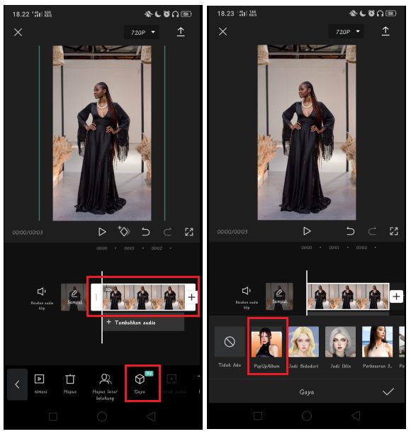 Cara Membuat Video Pop Up 3D di CapCut