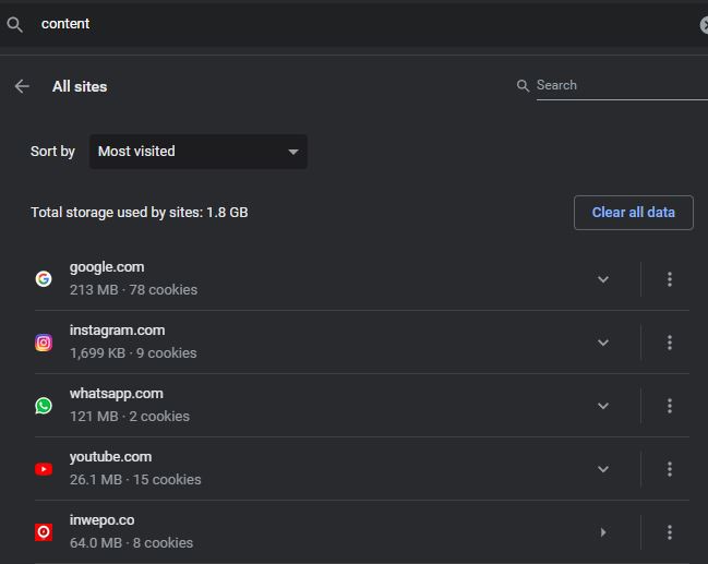Cara Menghapus Data Website di Google Chrome
