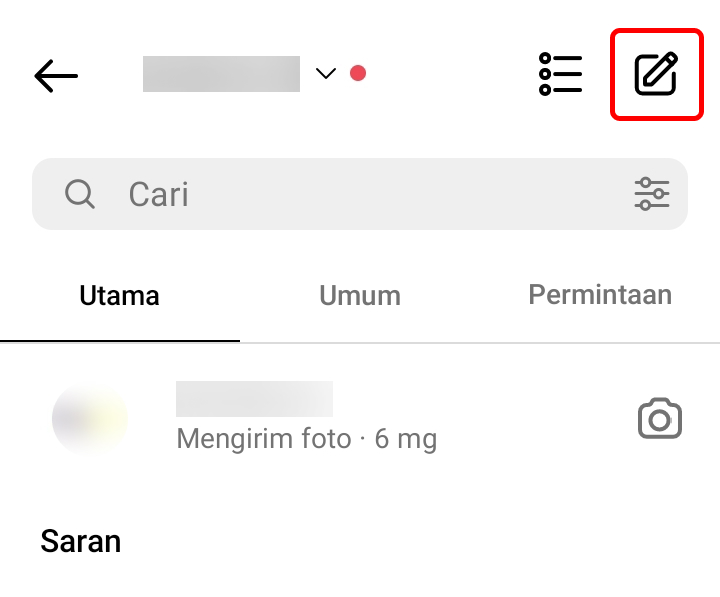 Cara Membuat Group Pesan atau Chat di Instagram