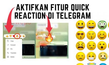 Cara Menggunakan Quick Reaction di Grup dan Channel Telegram