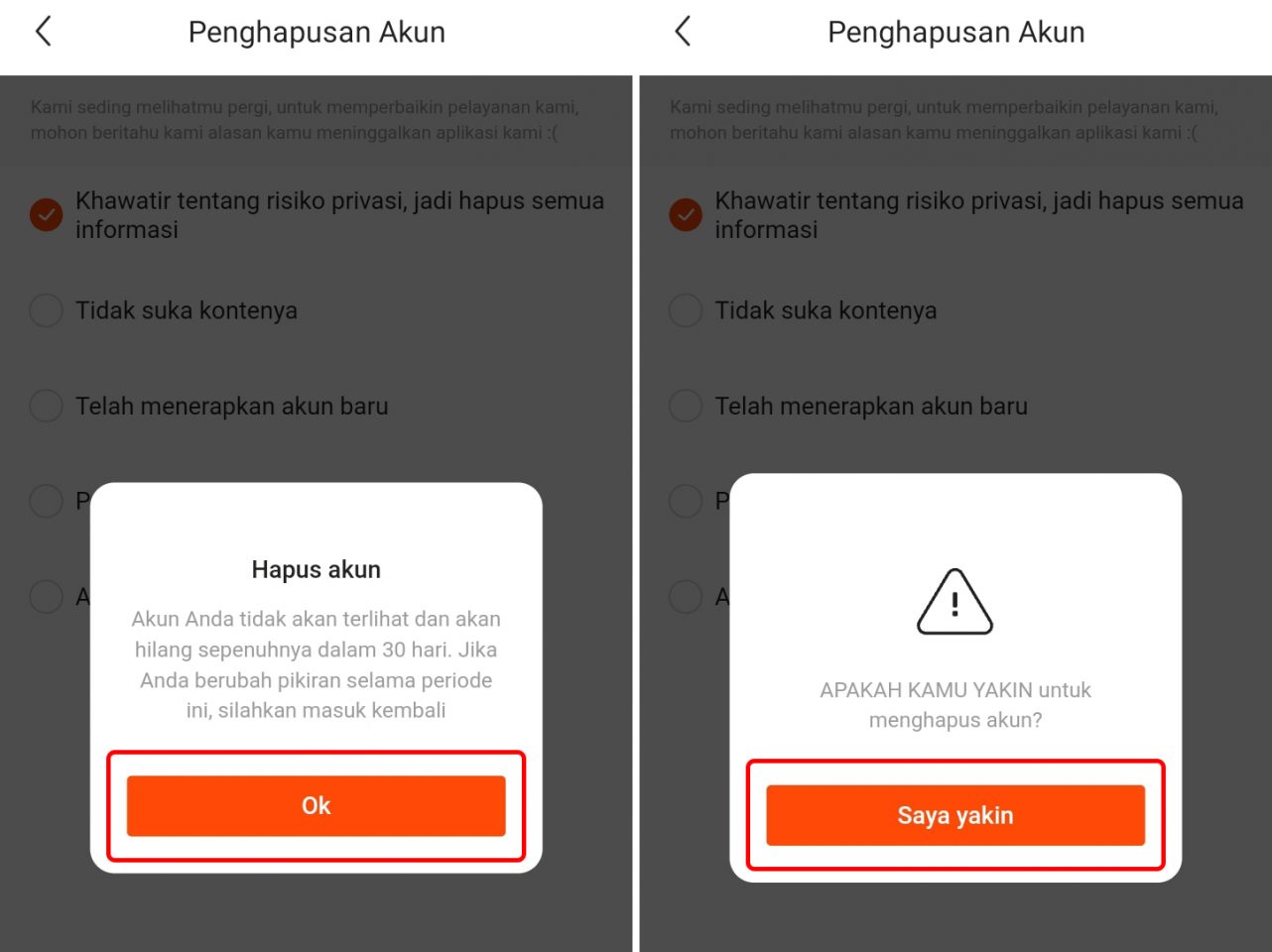 Cara Menghapus Akun Snack Video Permanen