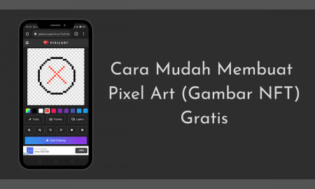 Cara Mudah Membuat Pixel Art (Gambar NFT) Gratis Featured