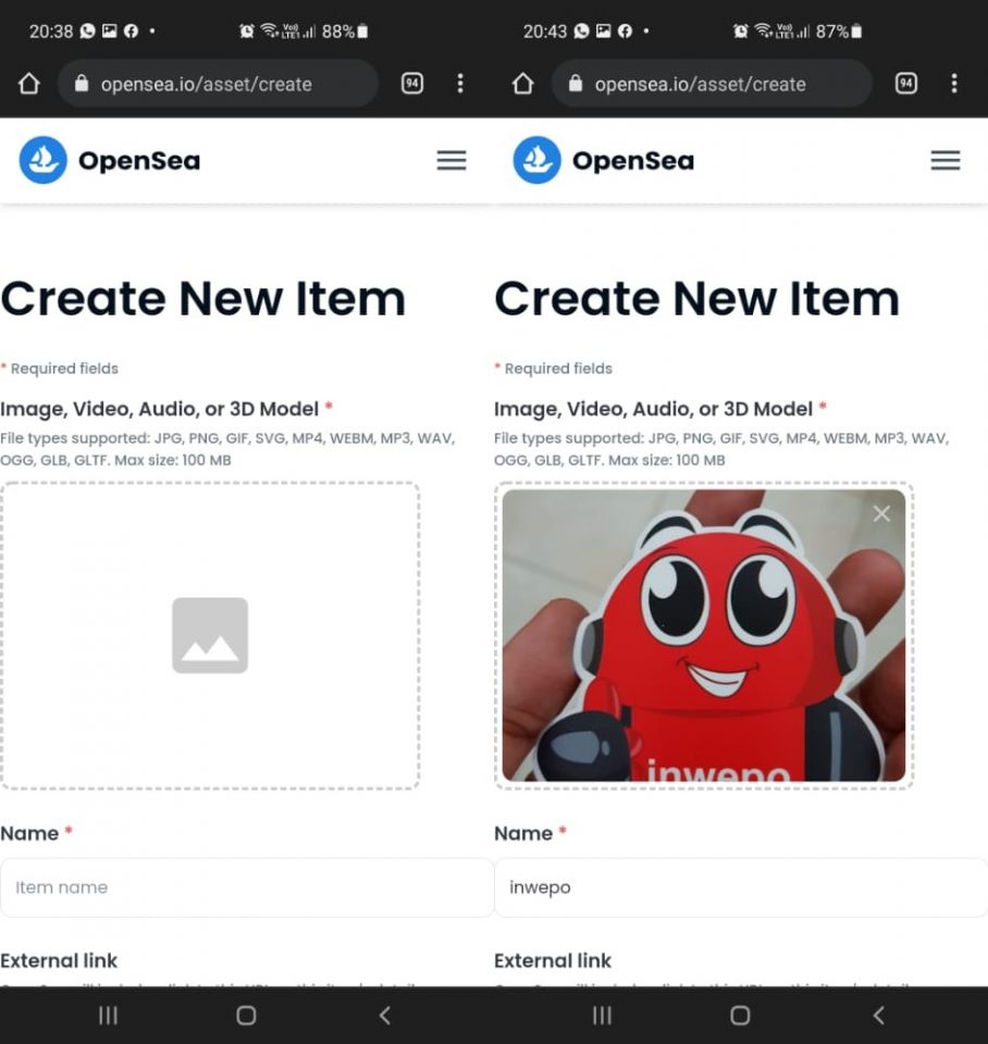 Cara Mudah Menjual Foto di NFT OpenSea 5