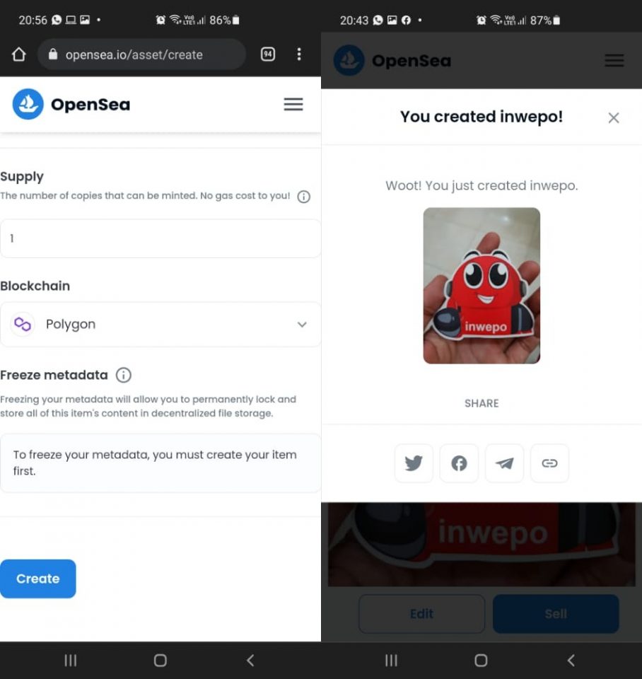 Cara Mudah Menjual Foto di NFT OpenSea 6