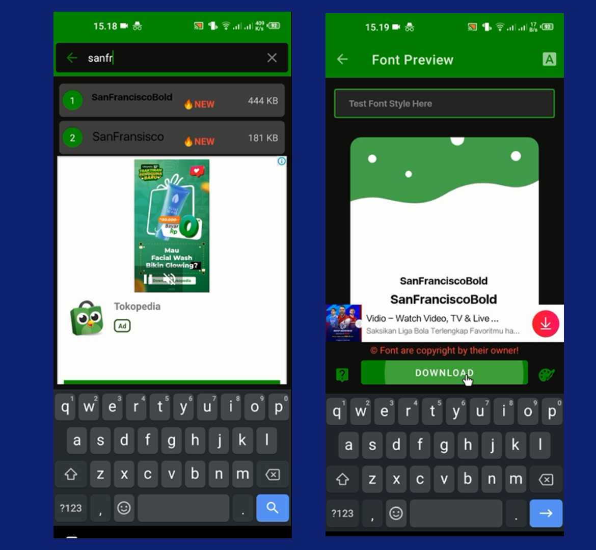 cara mengubah font hp android seperti iphone