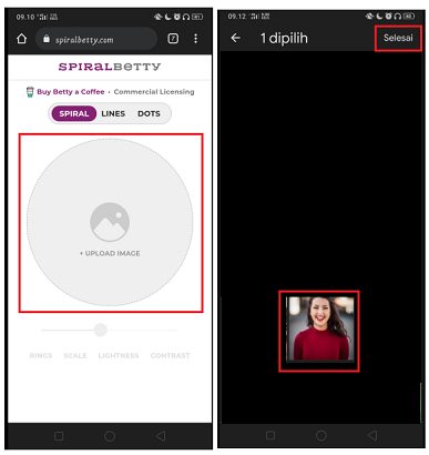 Cara Membuat Foto Spiral Betty yang Viral di Tik Tok