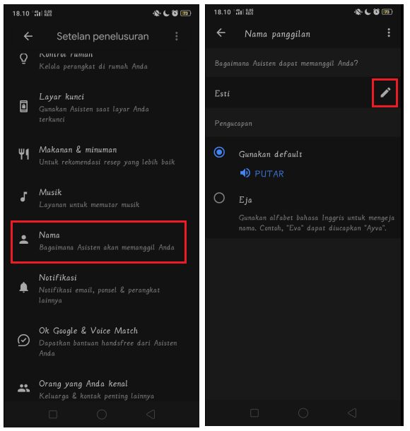 Cara Mengubah Nama Panggilan di Google Assistant