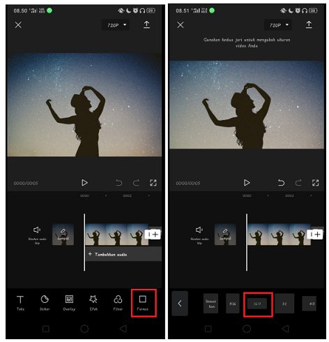 Cara Menambahkan Template di Teks Video CapCut