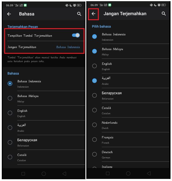 Cara Menampilkan Tombol Terjemahan Pesan di Telegram