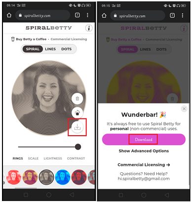Cara Membuat Foto Spiral Betty yang Viral di Tik Tok