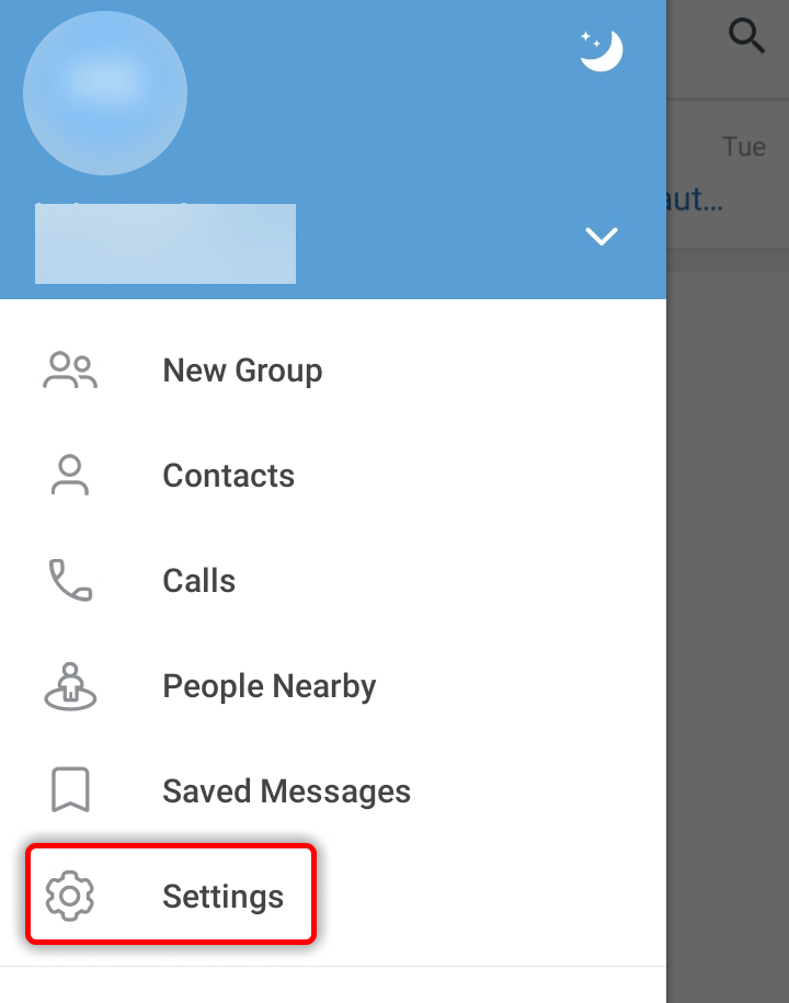 Cara Keluar / Logout Akun Telegram di HP 2