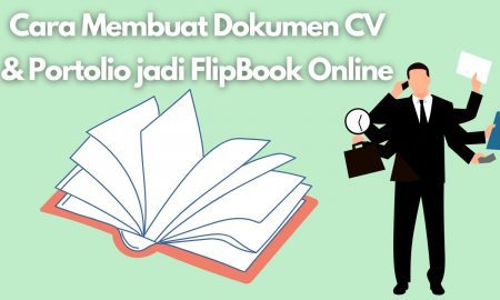 Cara Membuat Dokumen CV dan Portolio jadi FlipBook Online