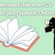 Cara Membuat Dokumen CV dan Portolio jadi FlipBook Online