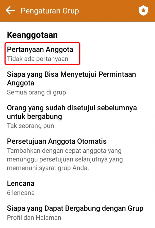 Cara Membuat Pertanyaan Saat Masuk di Grup Facebook