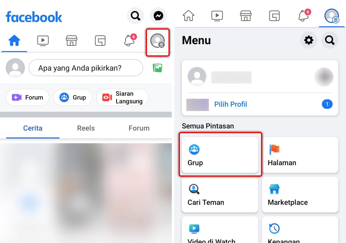 Cara Menyembunyikan Grup Facebook