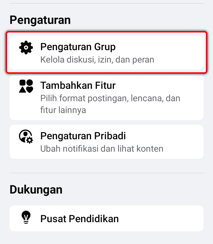 Cara Menyembunyikan Grup Facebook