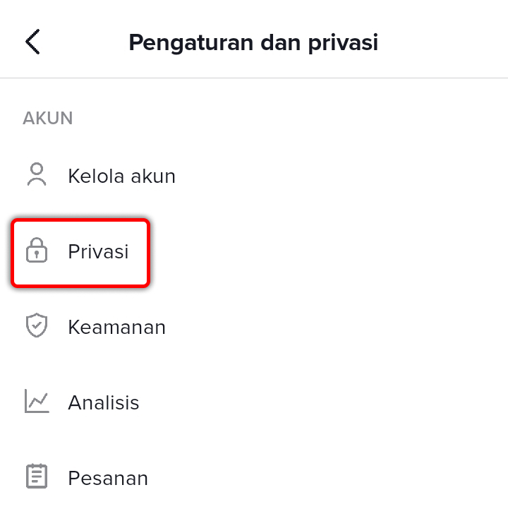 Cara Menyembunyikan Video Yang Disukai Di Tiktok