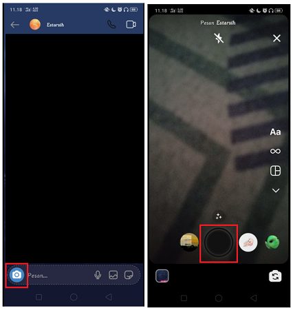 Cara Mengirim Foto atau Video Sekali Lihat di DM Instagram