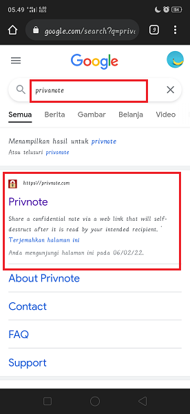 Cara Membuat Pesan dengan Password dan Batas Waktu Kadaluarsa