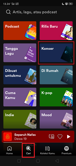 Cara Mengetahui Jadwal Konser Musik Menggunakan Spotify