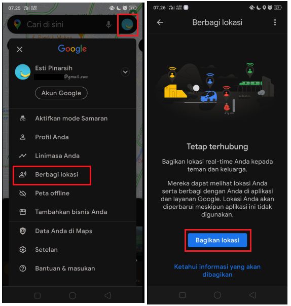 Cara Share Lokasi Menggunakan Google Maps Secara Real-Time