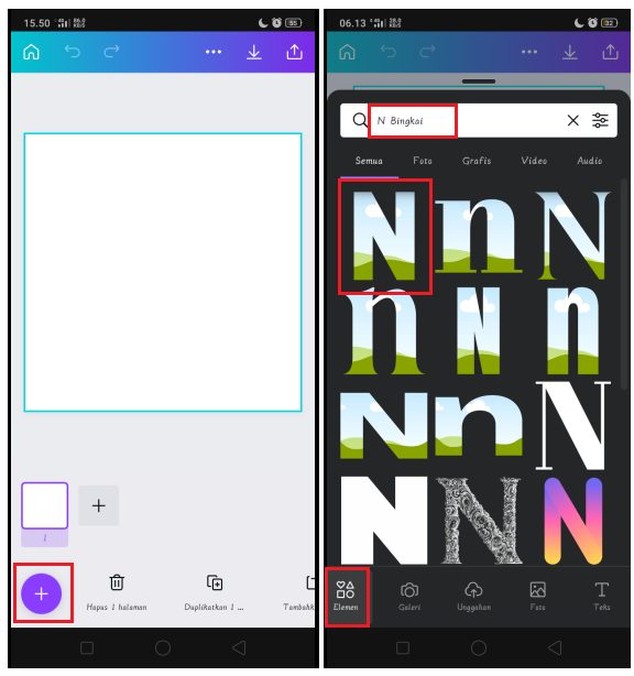 Cara Membuat Foto Letter Portrait di Canva