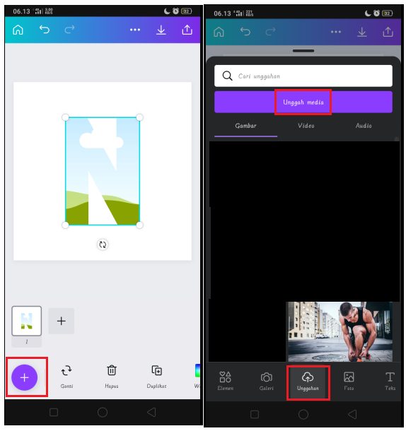 Cara Membuat Foto Letter Portrait di Canva 2