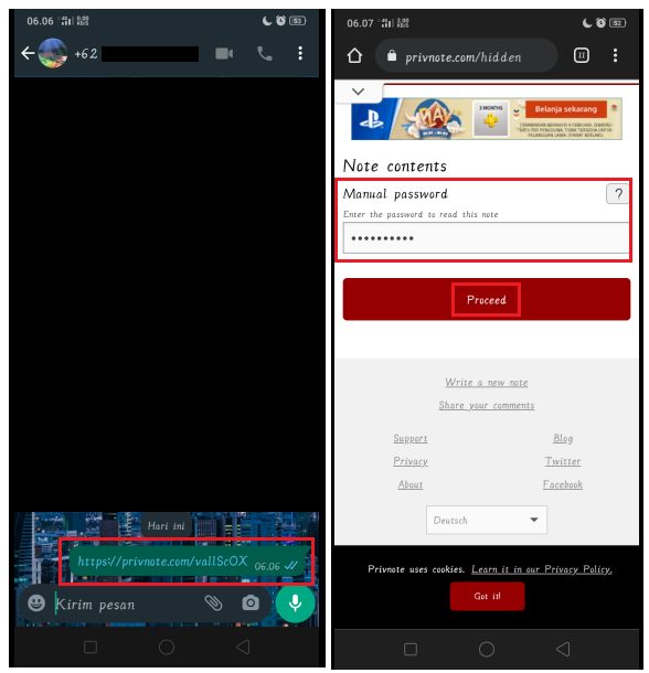 Cara Membuat Pesan dengan Password dan Batas Waktu Kadaluarsa