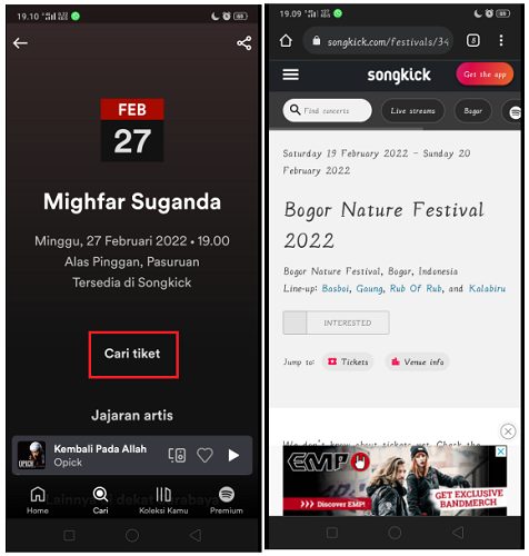 Cara Mengetahui Jadwal Konser Musik Menggunakan Spotify 4