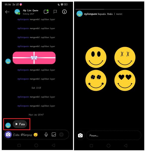 Cara Mengirim Story ke Direct Massage (DM) Instagram 4