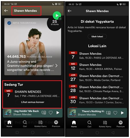 Cara Mengetahui Jadwal Konser Musik Menggunakan Spotify 5