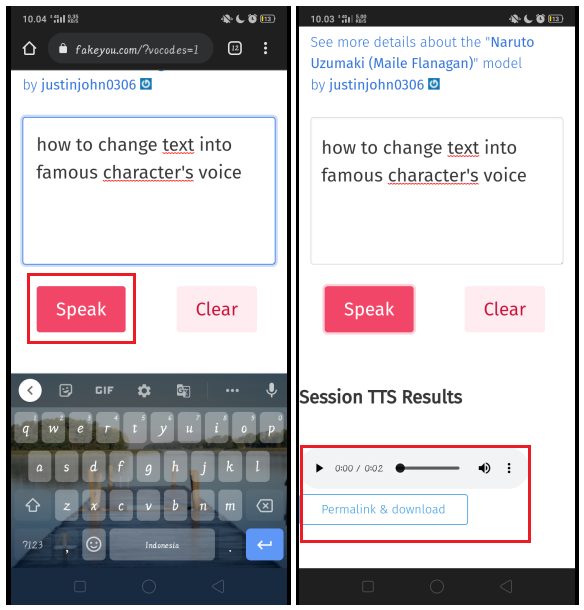 Cara Mengubah Teks Menjadi Suara Tokoh / Karakter Terkenal