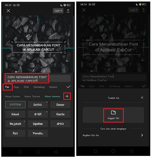 Cara Menambahkan Font di Aplikasi CapCut