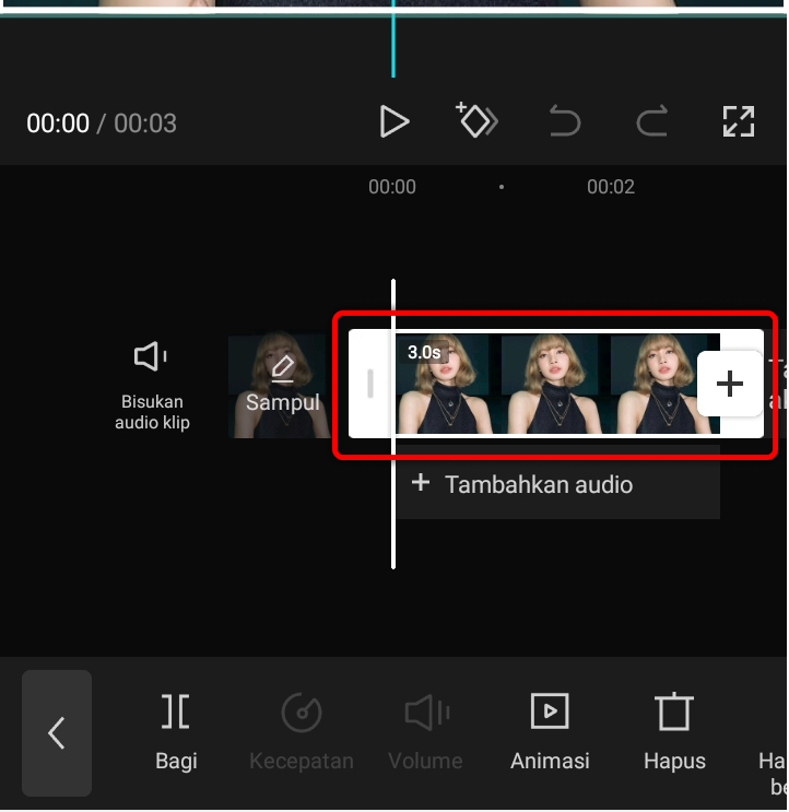 Cara Edit Foto Menjadi Anime di CapCut 3