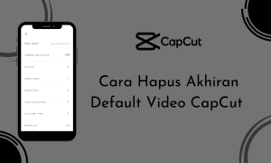 Cara Hapus Akhiran Dafault Video CapCut
