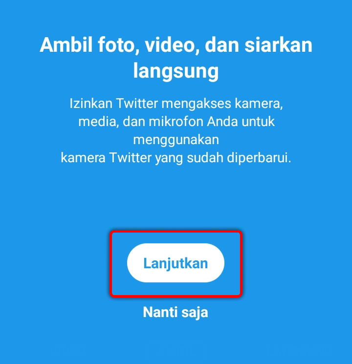 Cara Live Streaming di Twitter 5