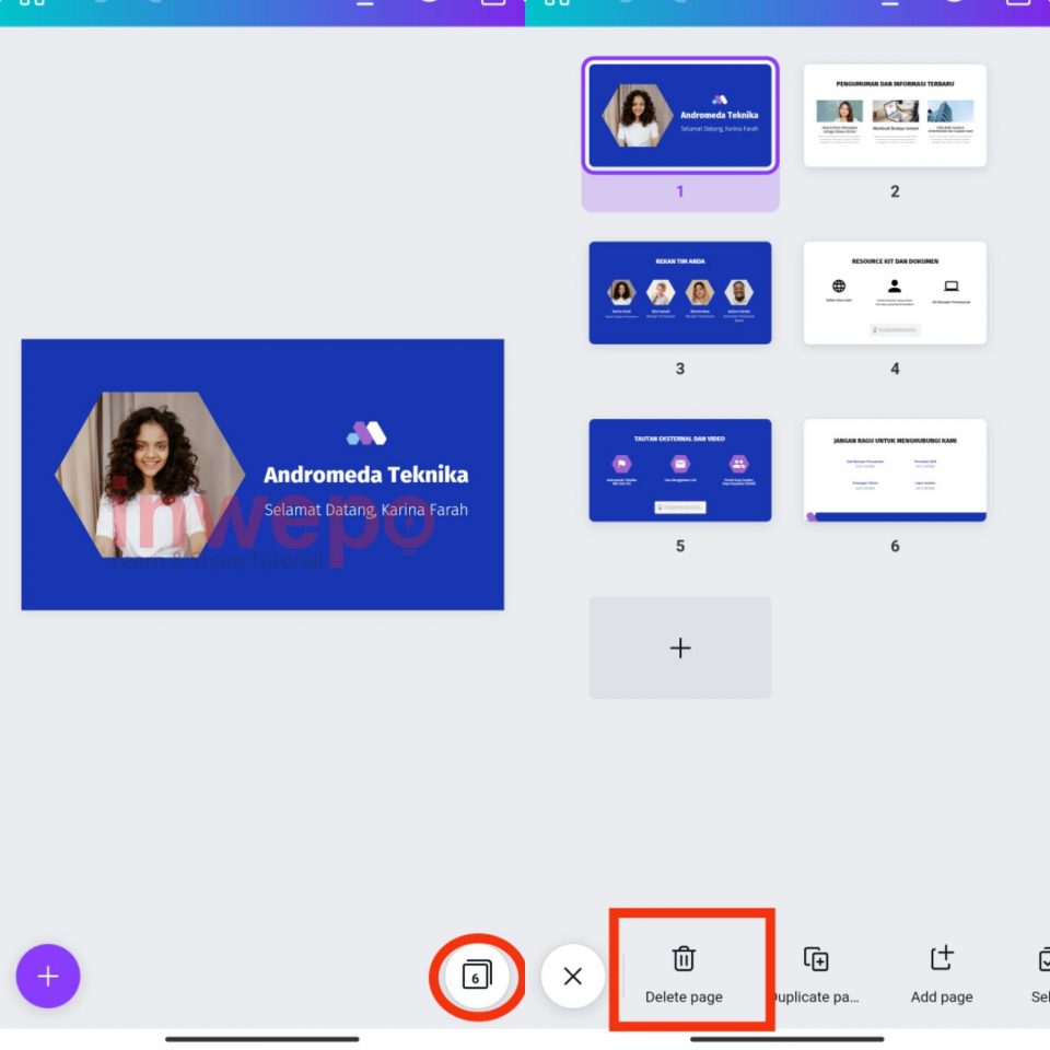Cara Membuat Website Dengan Canva di Android 2