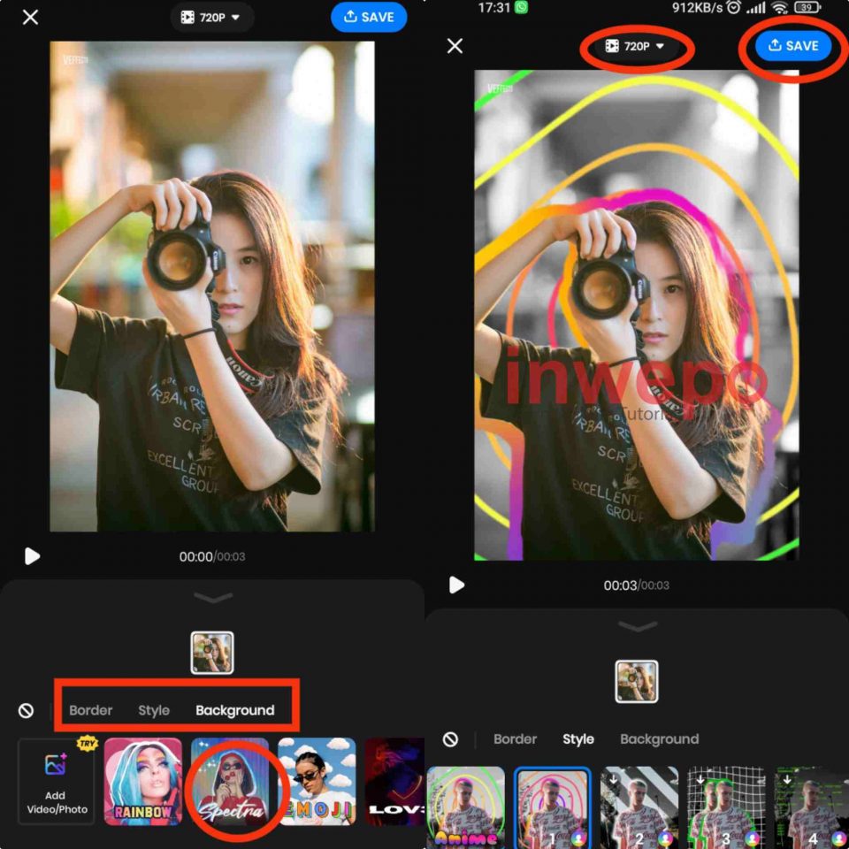 Cara Membuat Photo dengan Latar Belakang Animasi Keren 4