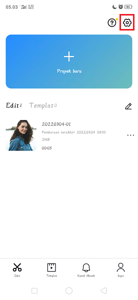 Cara Hapus Akhiran Dafault Video CapCut