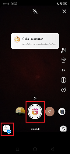 Cara Balas Komentar Reels Instagram dengan Video 2