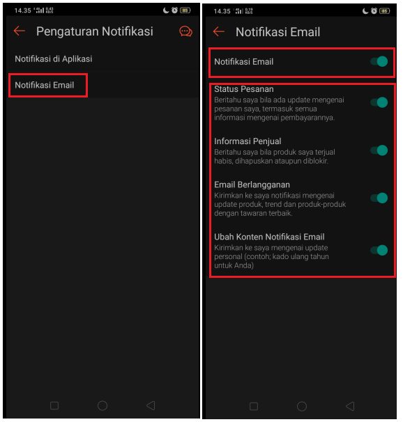 Cara Mengatur Notifikasi Shopee di Aplikasi HP dan Email 3