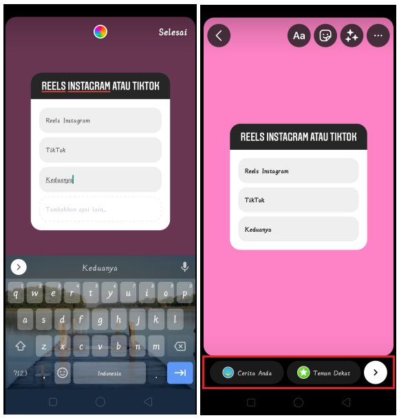 Cara Membuat Polling di Story Instagram 3