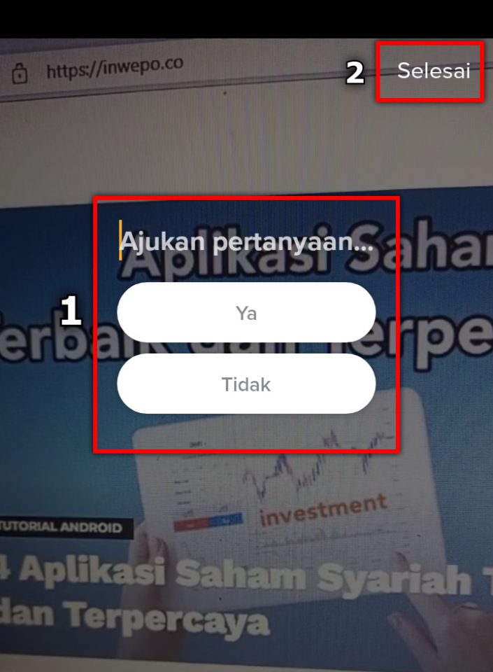 Cara Membuat Polling di Video Tiktok