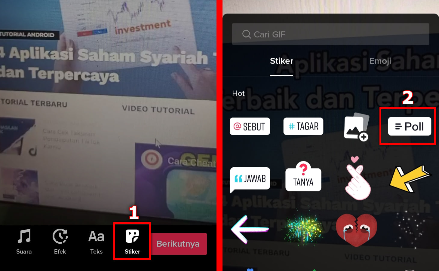 Cara Membuat Polling di Video Tiktok