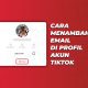 Cara Menambahkan Email di Profil Akun Tiktok